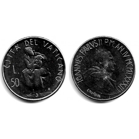 (163) Ciudad del Vaticano. 1982. 50 Lira (SC)