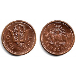 (10a) Barbados. 2000. 1 Cent (EBC+)