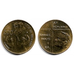 (174) Ciudad del Vaticano. 1983. 200 Lira (SC)