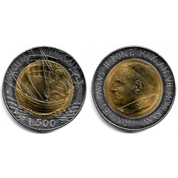 (190) Ciudad del Vaticano. 1985. 500 Lira (SC)