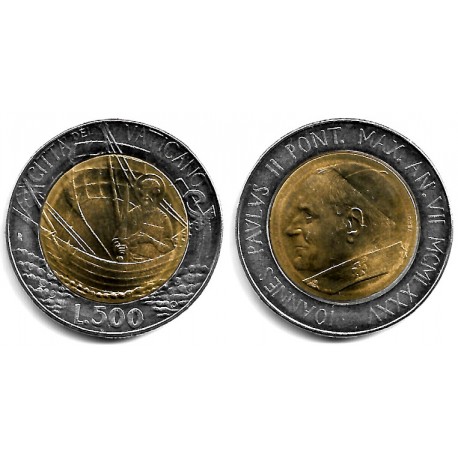 (190) Ciudad del Vaticano. 1985. 500 Lira (SC)
