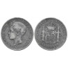 Alfonso XIII. 1896*(18-96). 5 Pesetas (BC/BC-) (Plata) Ceca de Madrid PG-V