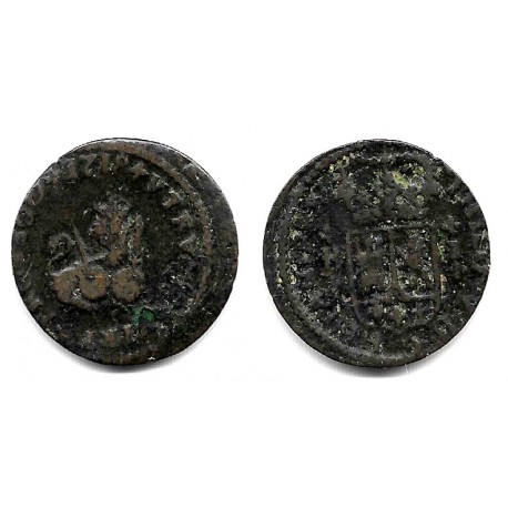 Felipe V. 1718. 1 Maravedí (BC/BC-) Ceca de Barcelona