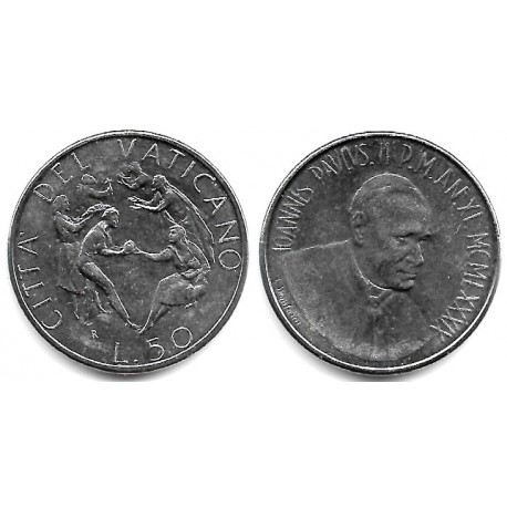 (215) Ciudad del Vaticano. 1989. 50 Lira (SC)