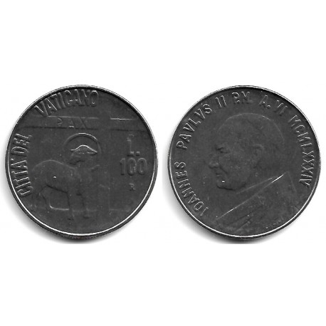 (180) Ciudad del Vaticano. 1984. 100 Lira (SC)