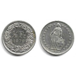 (23a.1) Suiza. 1979. ½ Franc (MBC+)
