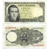 Estado Español. 1951. 5 Pesetas (MBC) Serie 1L, Manchas