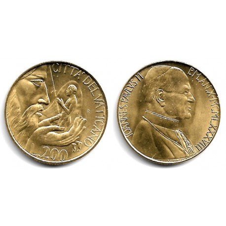 (210) Ciudad del Vaticano. 1988. 200 Lira (SC)
