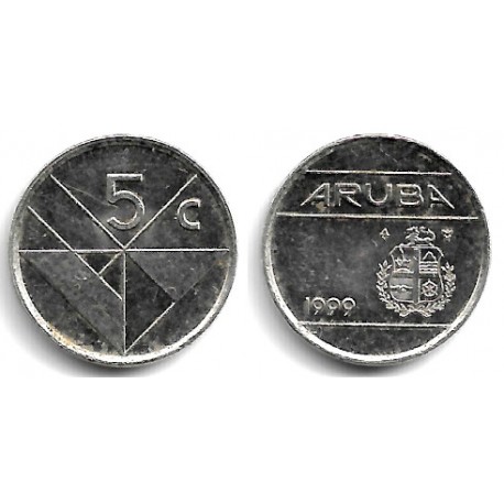 (1) Aruba. 1999. 5 Cents (MBC)