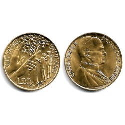 (207) Ciudad del Vaticano. 1988. 20 Lira (SC)