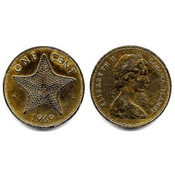 (2) Bahamas. 1969. 1 Cent (MBC)