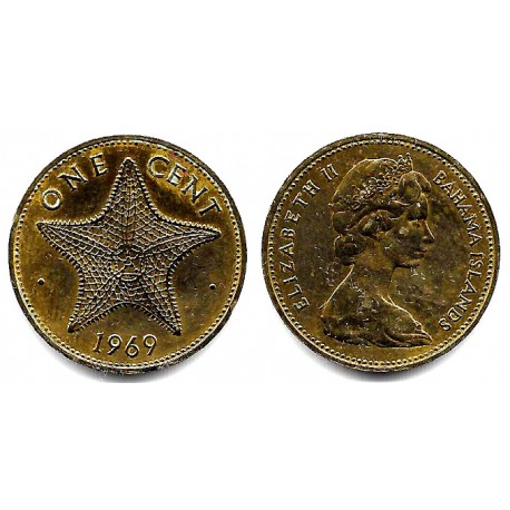 (2) Bahamas. 1969. 1 Cent (MBC)