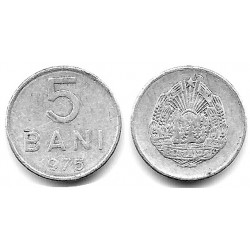 (92a) Rumanía. 1975. 5 Bani (BC)
