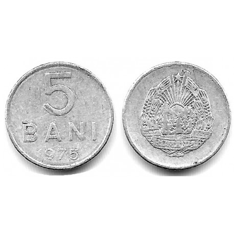 (92a) Rumanía. 1975. 5 Bani (BC)