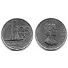 (90) Islas Caimán. 1990. 25 Cents (EBC)