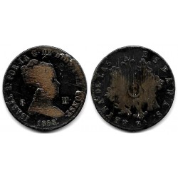 Isabel II. 1858. 8 Maravedí (RC) Ceca de Barcelona