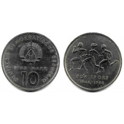 (125) Alemania Democrática. 1988(A). 10 Mark (EBC)