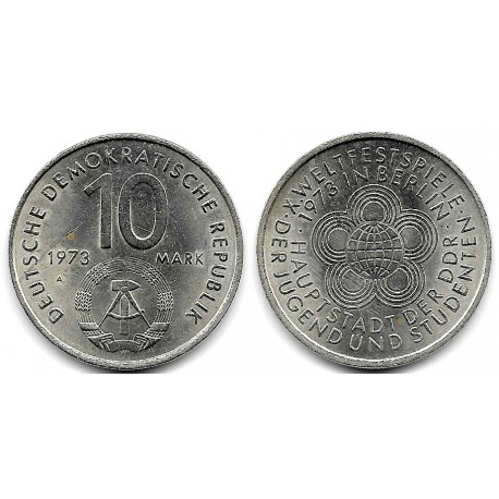 (44) Alemania Democrática. 1973(A). 10 Mark (EBC)