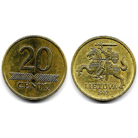 (107) Lituania. 1997. 20 Centu (MBC)