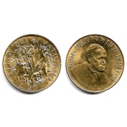 (214) Ciudad del Vaticano. 1989. 20 Lira (SC)