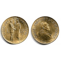 (162) Ciudad del Vaticano. 1982. 20 Lira (SC)