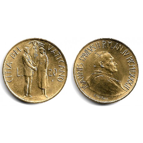 (162) Ciudad del Vaticano. 1982. 20 Lira (SC)