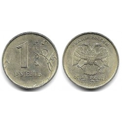 (Y604) Rusia. 1997. 1 Rouble (MBC)