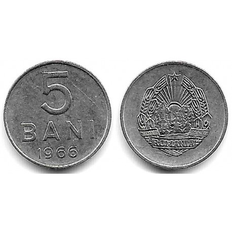 (92) Rumanía. 1966. 5 Bani (EBC)