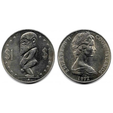 (7) Islas Cook. 1972. 1 Dollar (SC/SC-)