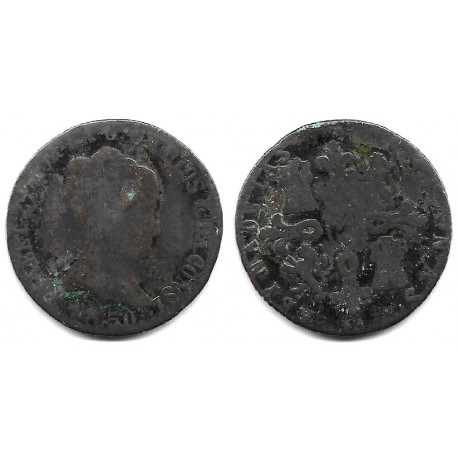 Isabel II. 1850. 8 Maravedí (RC/RC-) Ceca de Jubia