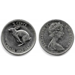 (66) Canadá. 1967. 5 Cents (EBC-)