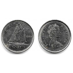 (183) Canadá. 1989. 10 Cents (EBC)