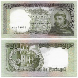 (167b) Portugal. 1964. 20 Escudos (SC-)