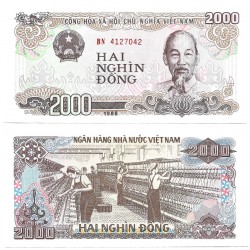 (107a) Vietnam. 1988. 2000 Dong (SC-)