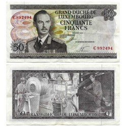 (55a) Luxemburgo. 1972. 50 Francs (BC+)