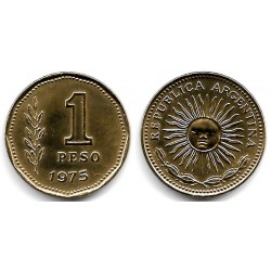 (69) Argentina. 1975. 1 Peso (SC) Letra Fina