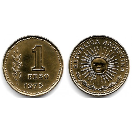(69) Argentina. 1975. 1 Peso (SC) Letra Fina