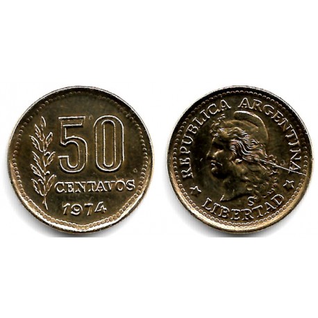(68) Argentina. 1974. 50 Centavos (EBC)