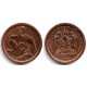 (134) Sudáfrica. 1993. 2 Cents (MBC)