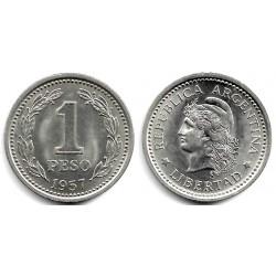 (57) Argentina. 1957. 1 Peso (MBC+)