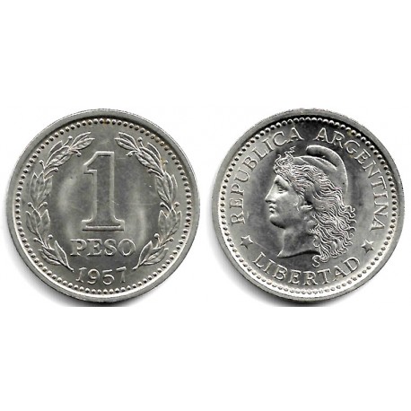(57) Argentina. 1957. 1 Peso (MBC+)
