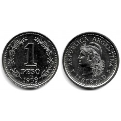 (57) Argentina. 1959. 1 Peso (MBC+)
