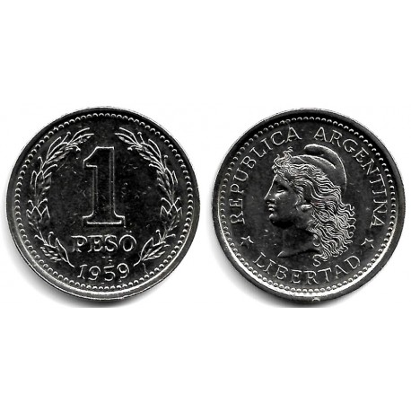 (57) Argentina. 1959. 1 Peso (MBC+)