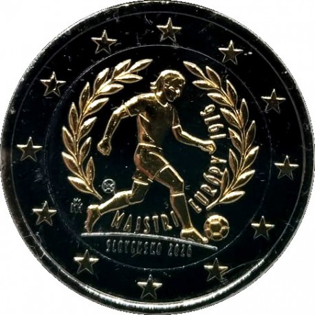 Eslovaquia. 2026. 2 Euro (SC) Oro & Rutenio