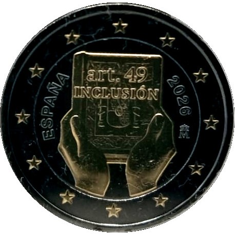 España. 2026. 2 Euro (SC) Oro & Rutenio