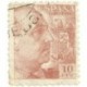 (920)  1940-45. 10 Céntimos. General Franco (Usado)