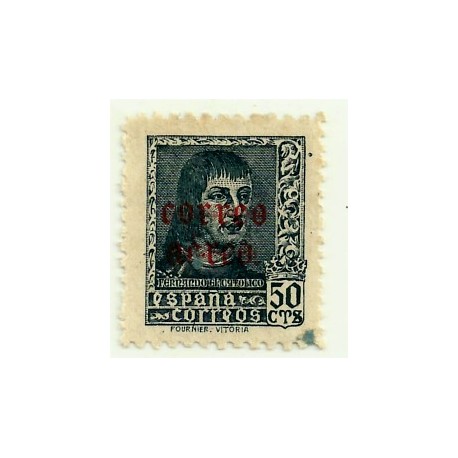 (845)  1938. 50 Céntimos. Fernando el Católico. Correo Aéreo (Nuevo, sin goma)
