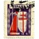 (970)  1943. 10 Céntimos. Pro Tuberculosos (Usado)