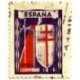(970)  1943. 10 Céntimos. Pro Tuberculosos (Usado)