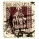 (962)  1943-44. 40 Céntimos. Año Santo Compostelano. El Apóstol (Usado)
